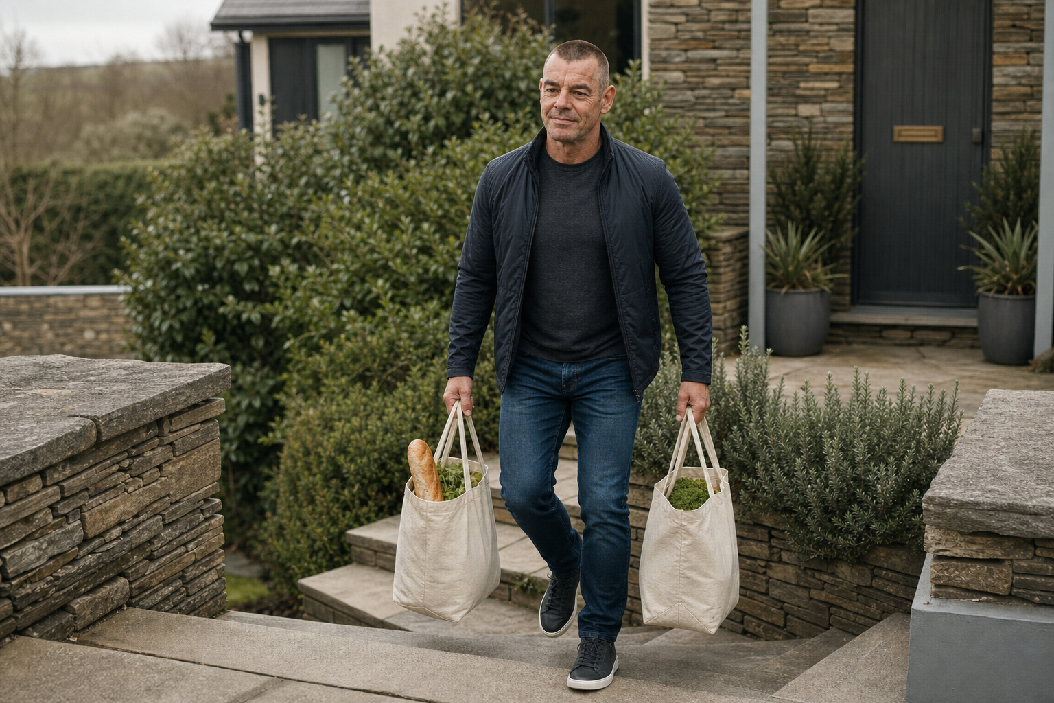 Ian Ross using practical strength in everyday life